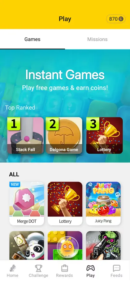 Play Screen